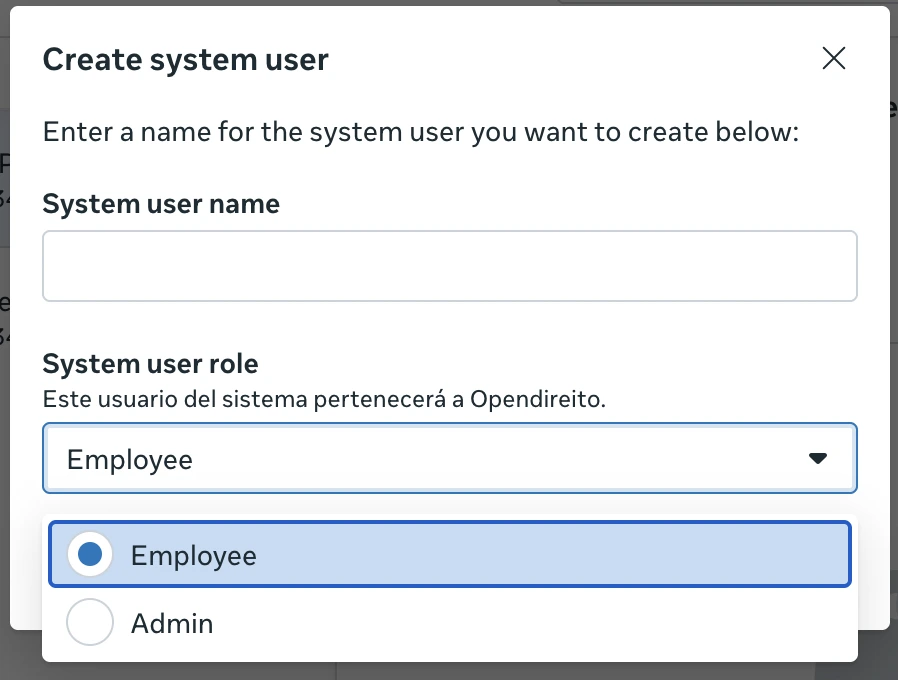 Add Meta Business Portfolio System User