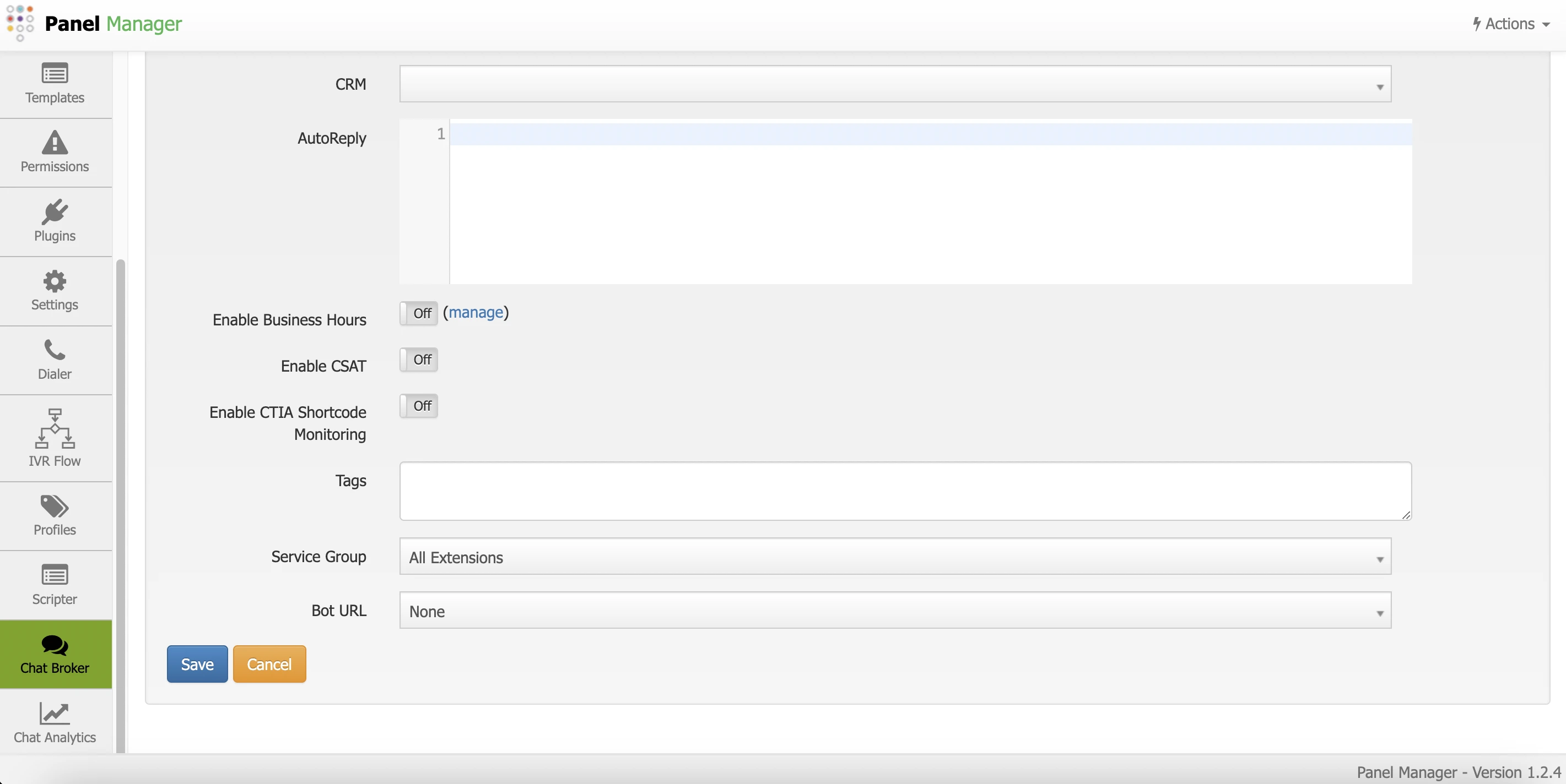 Chat Broker Add Record Form 2