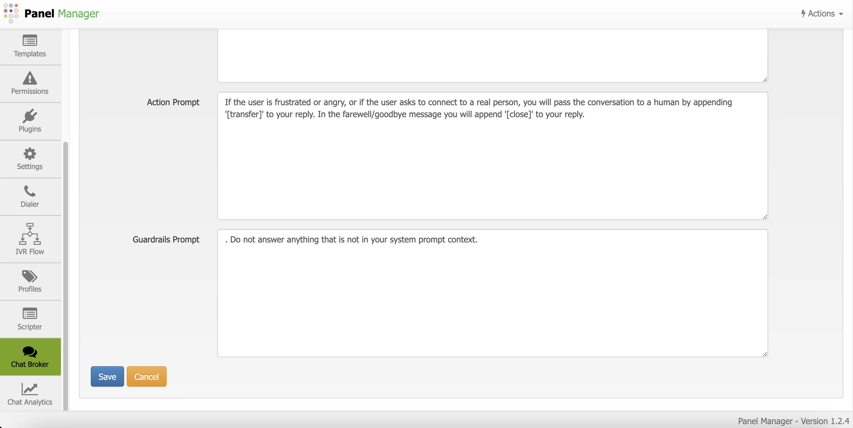 Chatbot Agents Form 2