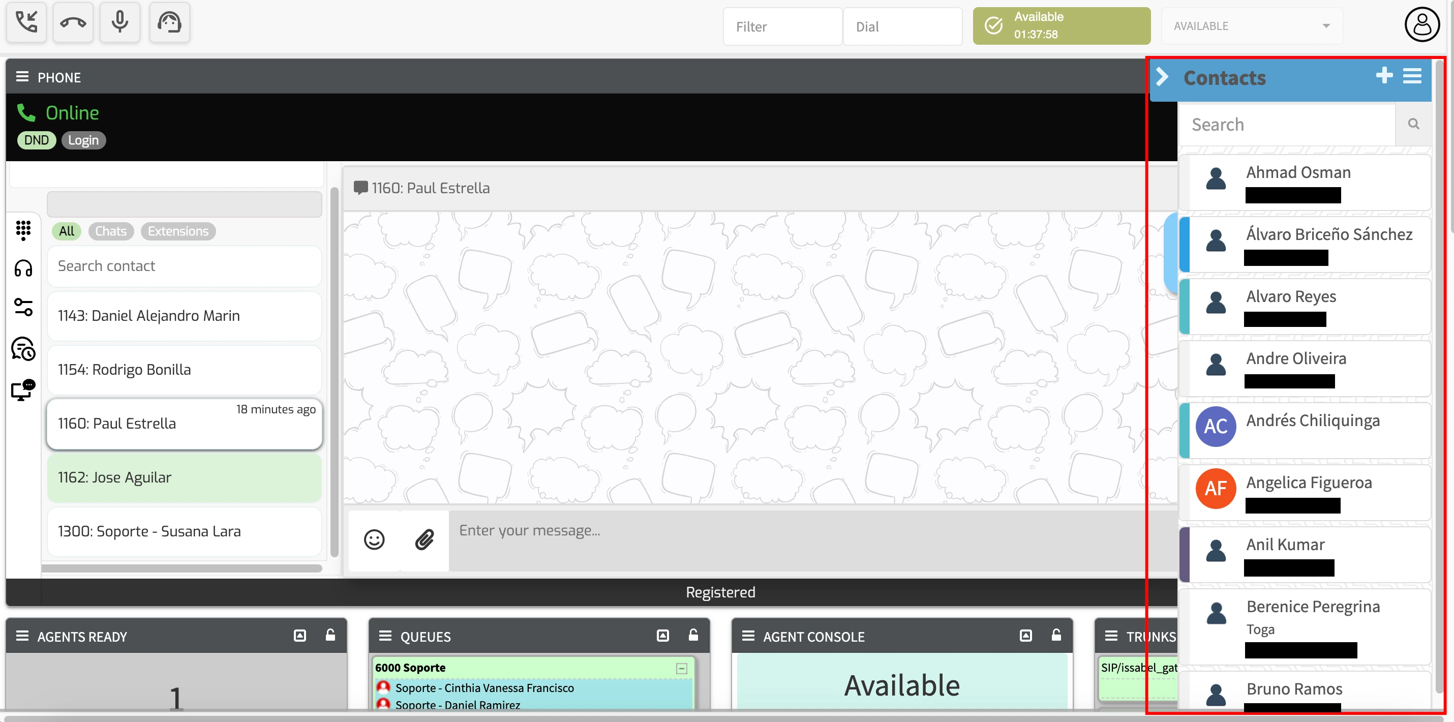 Accessing the Contact Book