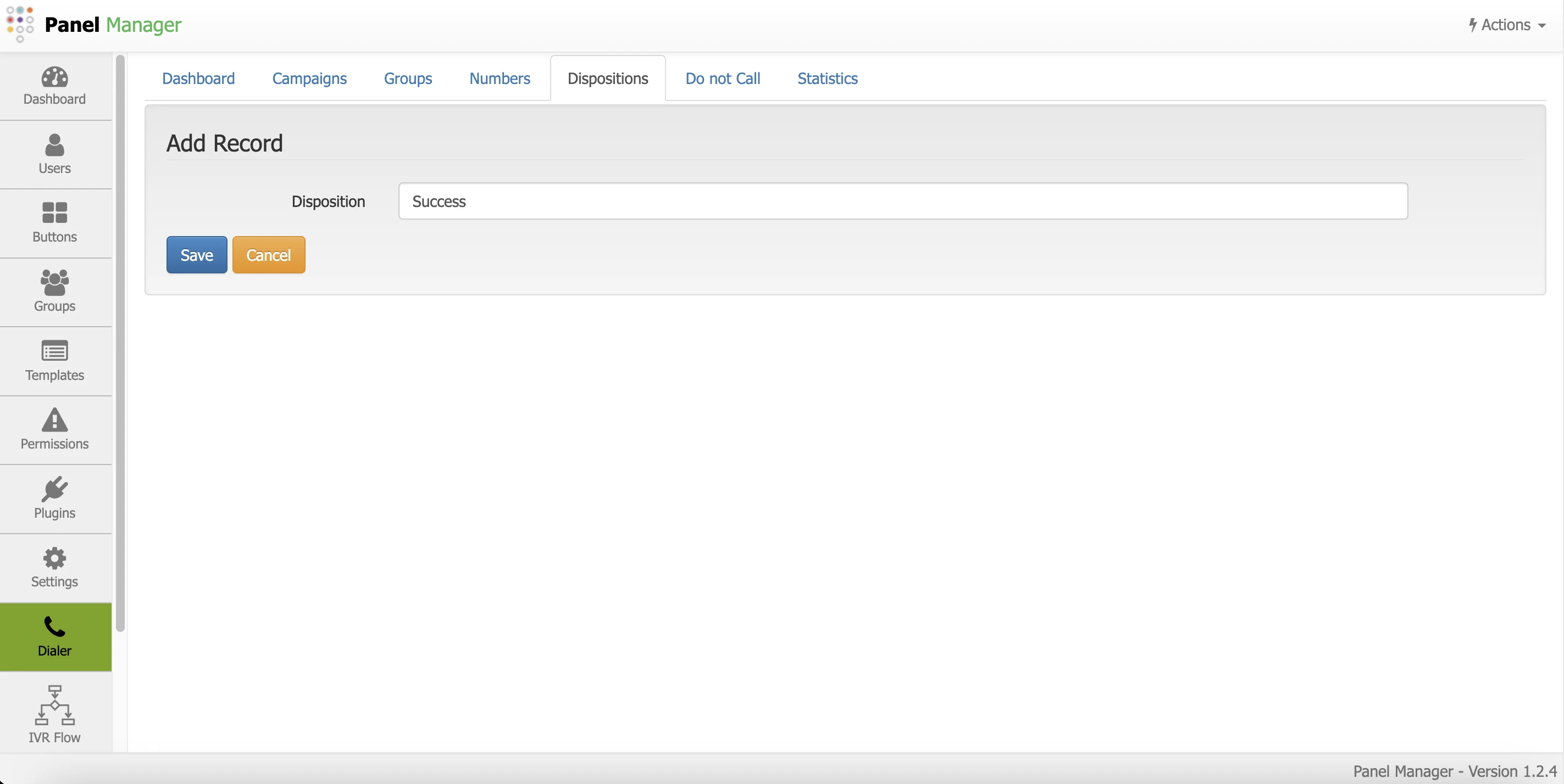 Disposition Management