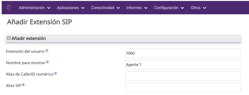 Creating extension 001