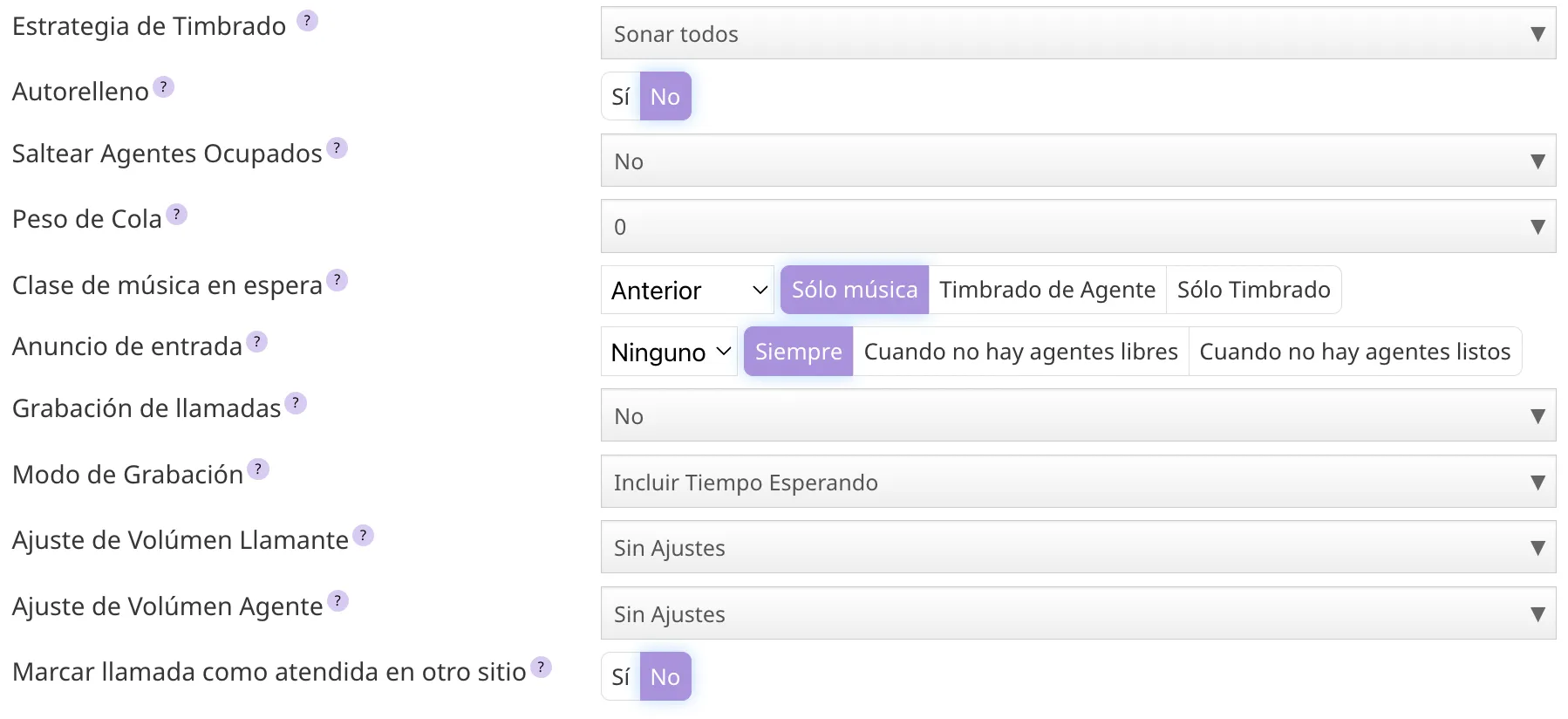 Parámetros de Colas 1