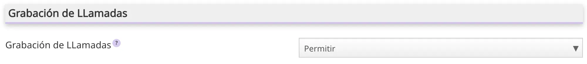 Opciones de grabación de rutas