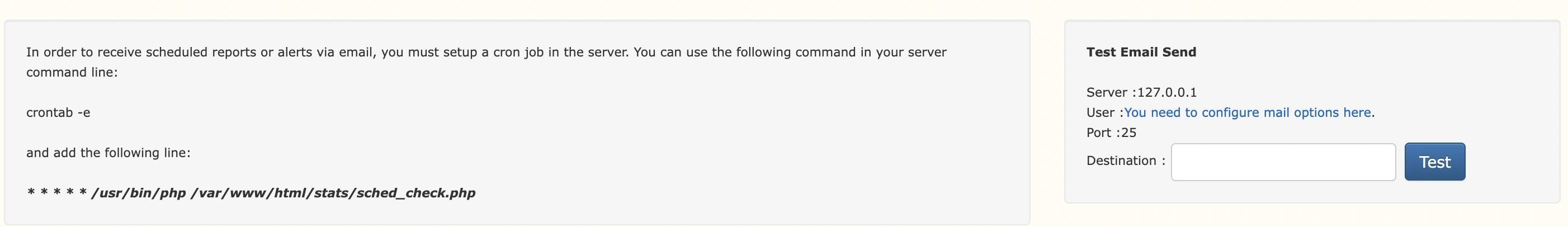 Setup Schedules and Alerts