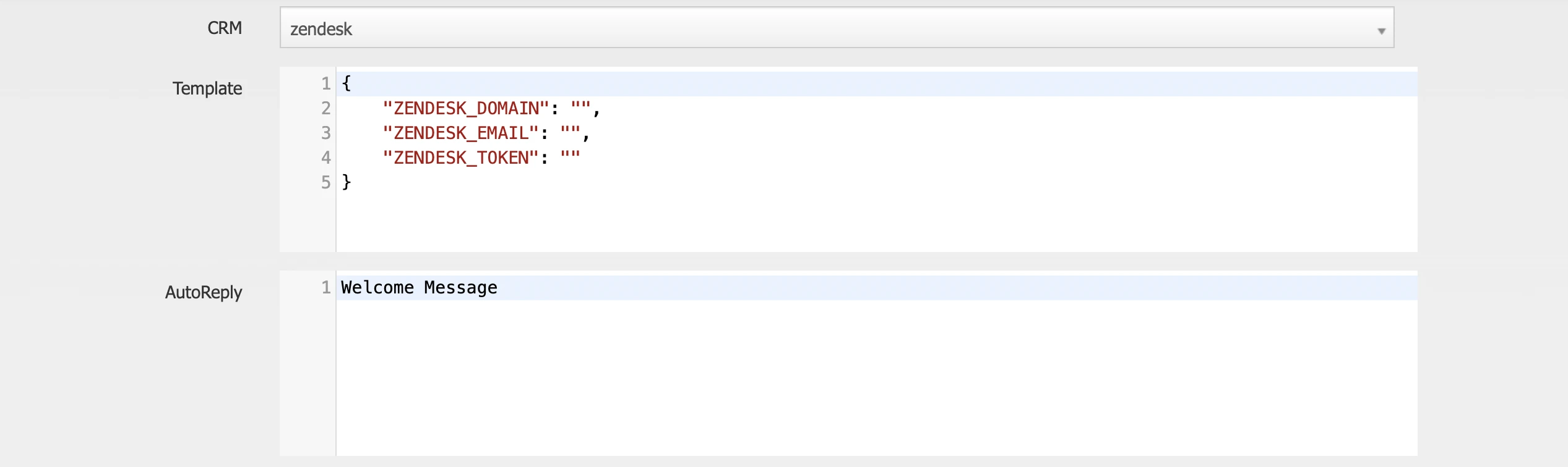 Optional Webchat parameters 1