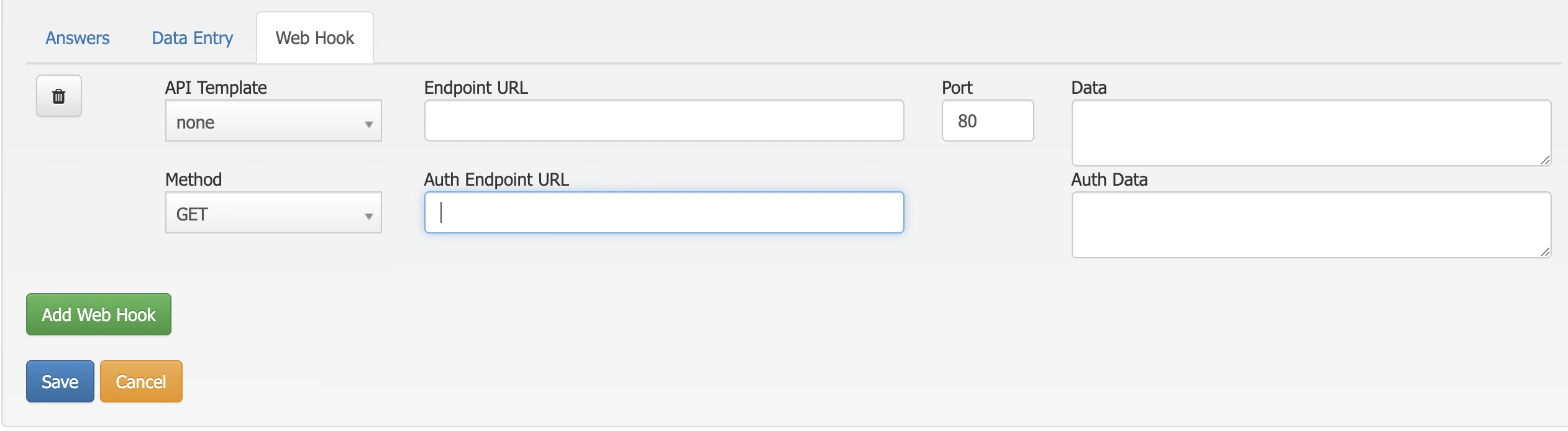 Add advanced actions in nodes