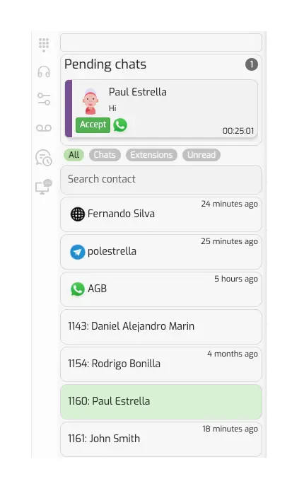 Contact Sidebar overview